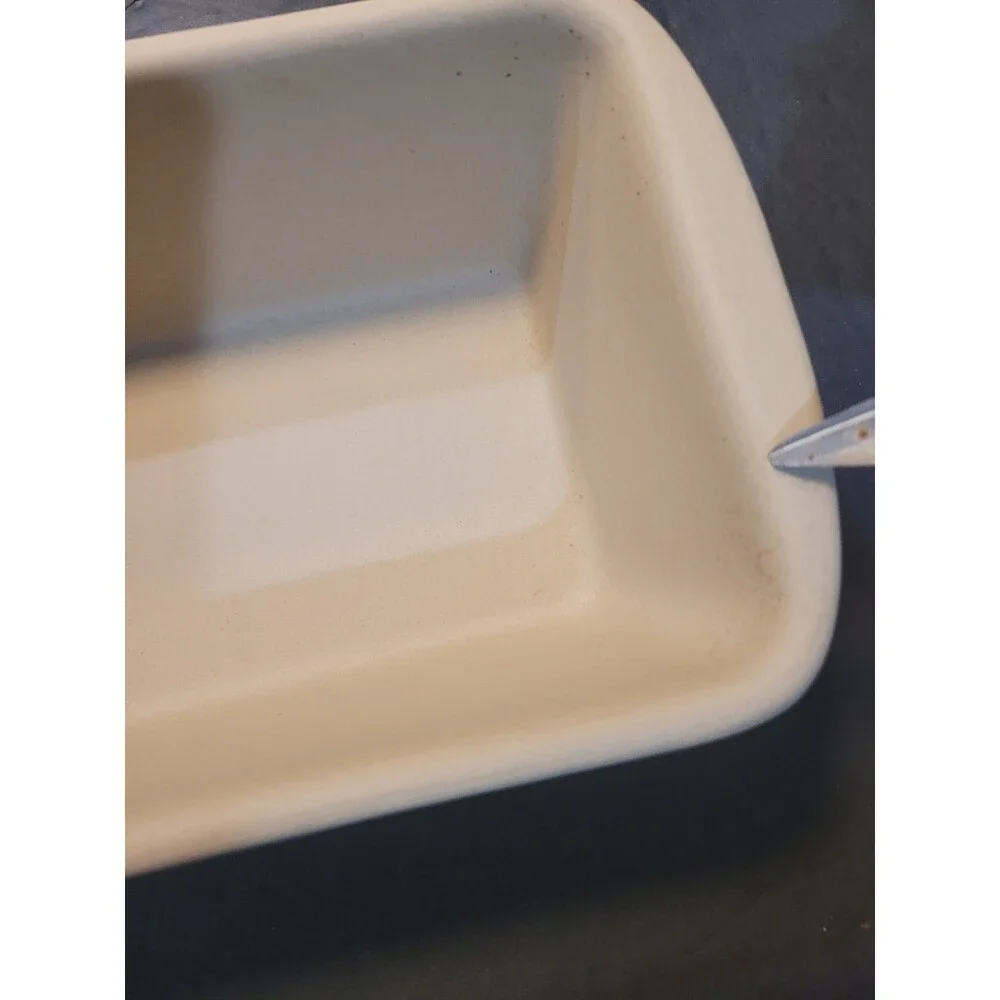 The Pampered Chef Family Heritage Stoneware Loaf Pan Bread Meatloaf 010602 USA
